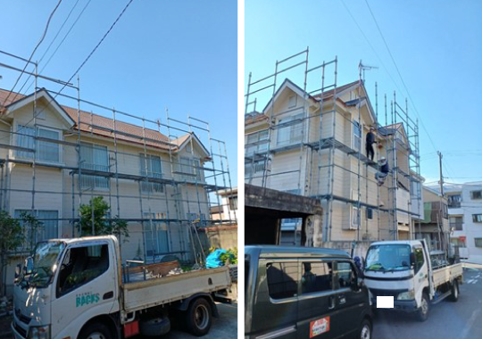 横須賀市リフォーム 　　アパート屋根葺き替え工事