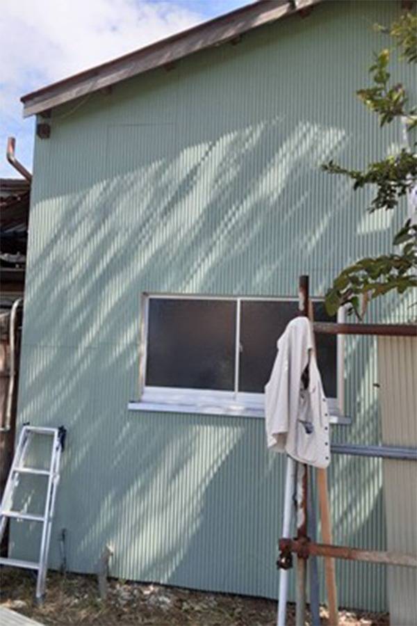 横須賀市K様邸 漁師小屋 壁上張り及び内装